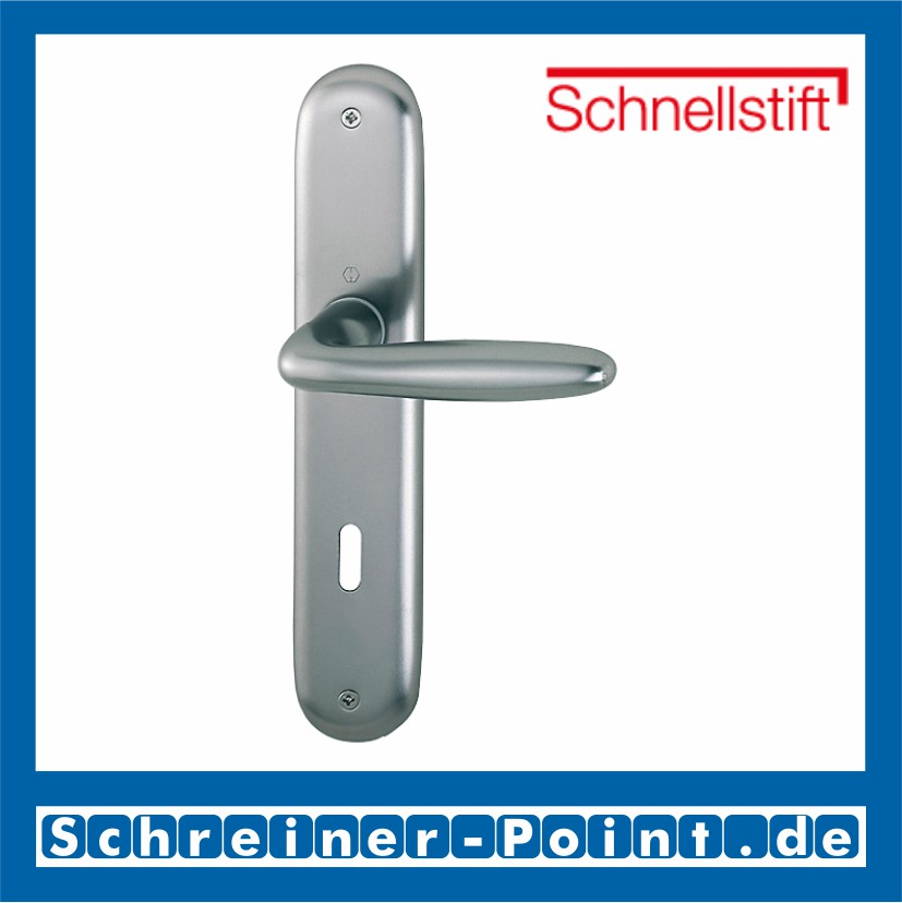 Hoppe Verona Aluminium Langschildgarnitur F9 Stahlfarben 1510/273P, 2962991, 2131397, 2963003, 2963011, 2131451, 2806614